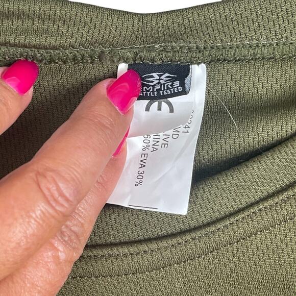 Empire Battle Tested Men Sz S/M Paintball Chest Protector Olive Padded Shirt - Picture 3 of 9